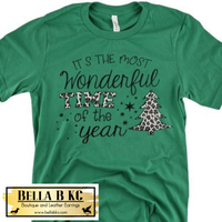 Christmas - It's the Most Wonderful Time of the Year Green Tee