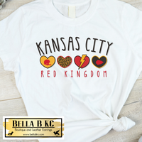 KC Football Red Kingdom Hearts Tee or Sweatshirt