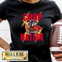 KC Football Chop Nation Tee or Sweatshirt