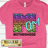 Mom/Mama - Leopard Mom Motherhood Tee