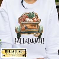 Fall - Fallelujah! Truck on Tshirt or Sweatshirt