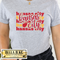 KC Football Kansas City Repeat V2 Tee or Sweatshirt