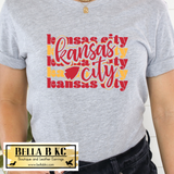 KC Football Kansas City Repeat V2 Tee or Sweatshirt