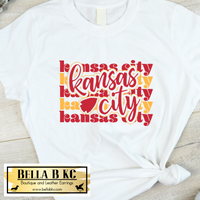 KC Football Kansas City Repeat V2 Tee or Sweatshirt