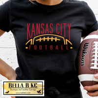 KC Football Kansas City Half Football Tee or Sweatshirt