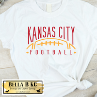 KC Football Kansas City Half Football Tee or Sweatshirt