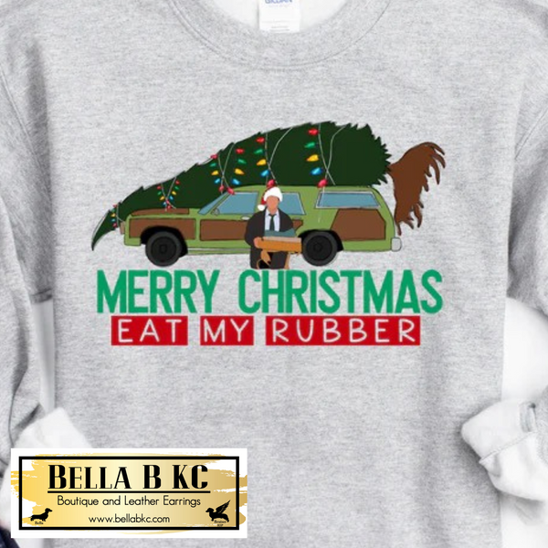 Christmas - Merry Christmas Eat My Rubber Tee or Sweatshirt