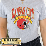 Kansas City Football Retro Design Tee or Sweatshirt