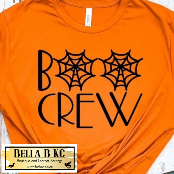 Halloween - Boo Crew Tee on Orange