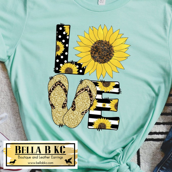 Summer Sunflower Love Tee