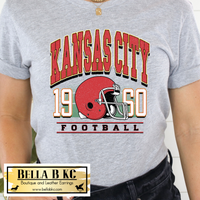 Kansas City Football 1960 Retro Design Tee or Sweatshirt