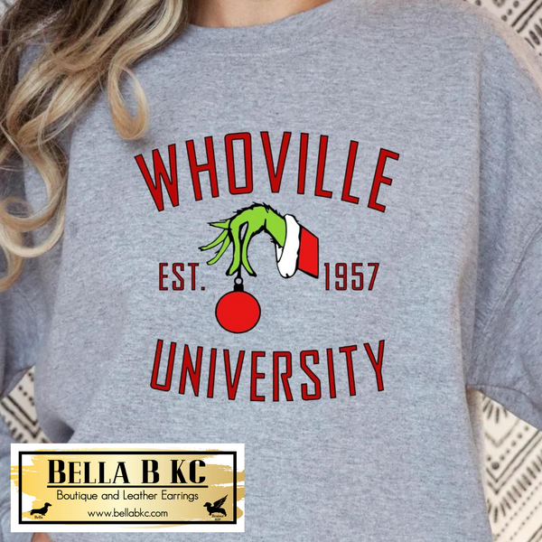 Christmas - G Man Who University Ornament Tee or Sweatshirt