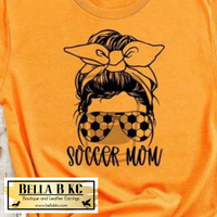 Soccer - Soccer Mom Messy Hair Tee