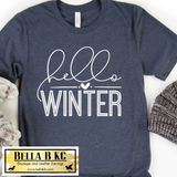Winter - Hello Winter Tee or Sweatshirt