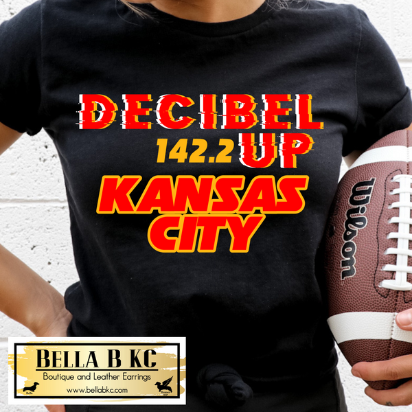 Kansas City Football Decibel Up Tee or Sweatshirt