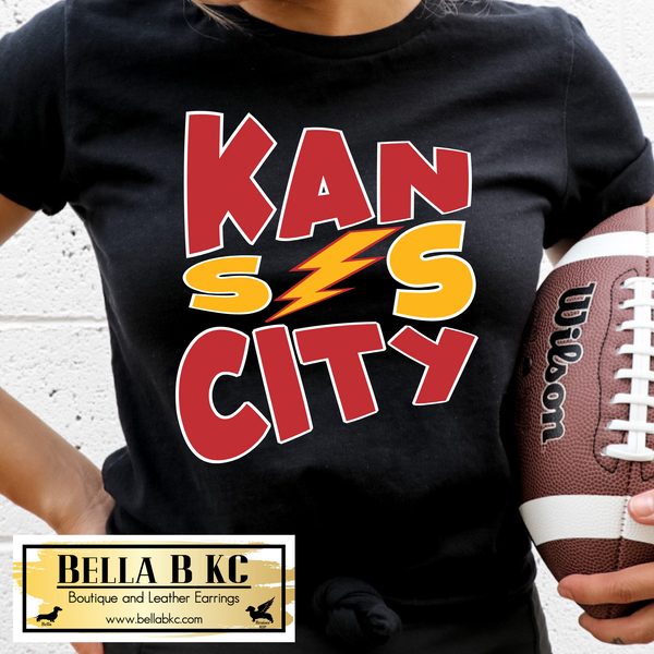 Kansas City Football Kansas City Bolt Tee or Sweatshirt