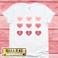 Valentine's Day KC Ombre Conversation Hearts Tee