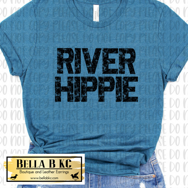 River Hippie Grunge Block Tee