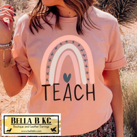 Teacher - Teach Rainbow Tee
