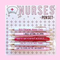 Pen Set - Nurse Set of 5 Pens