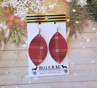 FAUX Christmas Red Plaid