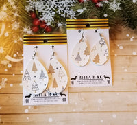 FAUX Christmas Black and Gold Trees