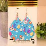 FAUX Easter Icons on Blue