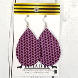 FAUX Purple Weave