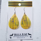 JELLY Yellow with Silver Stripes