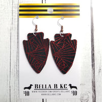 GENUINE Sports KC Red Metallic Chinese Fan Arrowhead