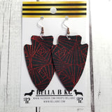 GENUINE Sports KC Red Metallic Chinese Fan Arrowhead