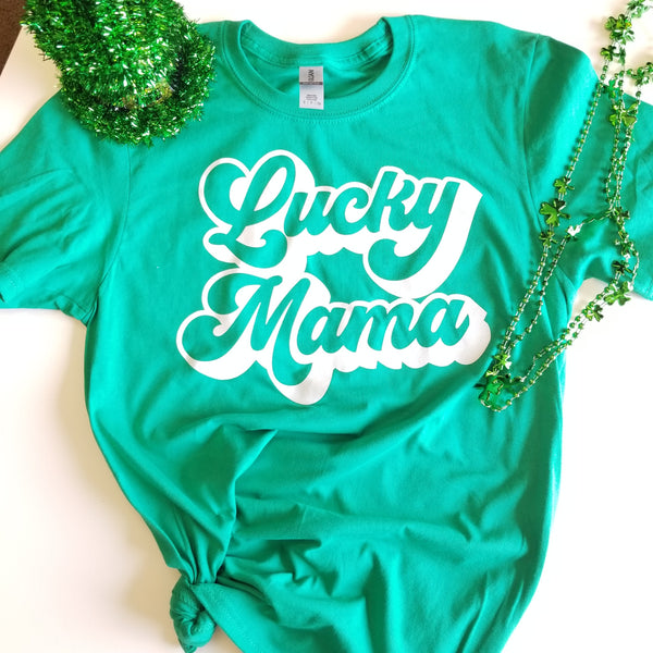 St. Patrick's Day Lucky Mama Tee