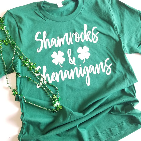 St. Patrick's Day Shamrocks and Shenanigans Tee