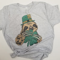 St. Patrick's Day Sloth Tee