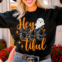 Halloween - Hey Bootiful on Tshirt or Sweatshirt