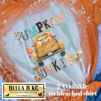 Fall - Pumpkin Junkie on Tshirt