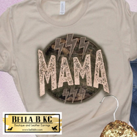 Mom/Mama - Mama Lightning Circle Tee