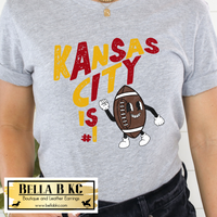 Kansas City Football Retro Football Dude Tee or Sweatshirt