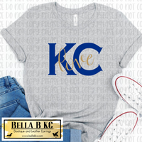 KC Baseball Blue KC Love Tee or Sweatshirt