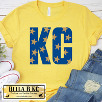 KC Baseball Kansas City Blue Gold KC Stars Tee or Sweatshirt