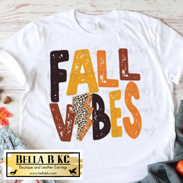 Fall - Grunge Fall Vibes Bolt Tee or Sweatshirt