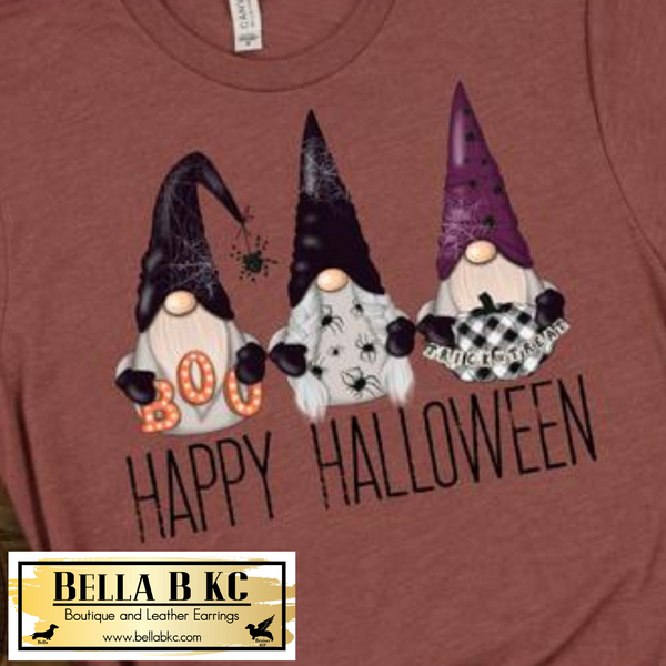 Halloween - Happy Halloween Gnomes Tee