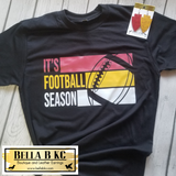 KC Football It's Football Season Color on T-Shirt or Sweatshirt