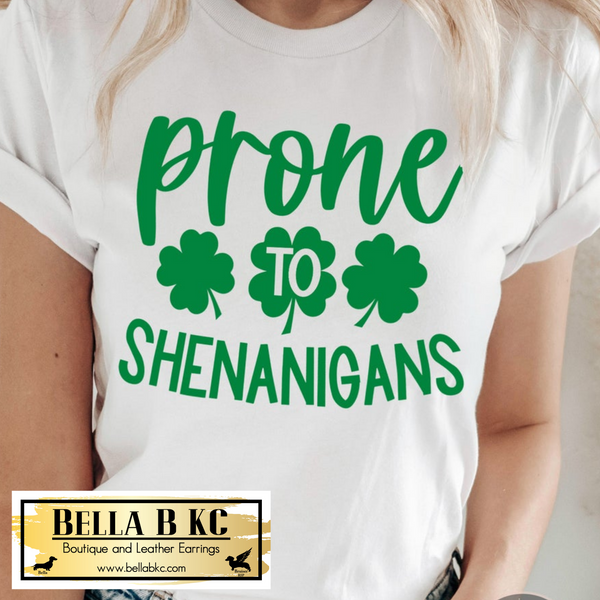St. Patrick's Prone to Shenanigans Tee