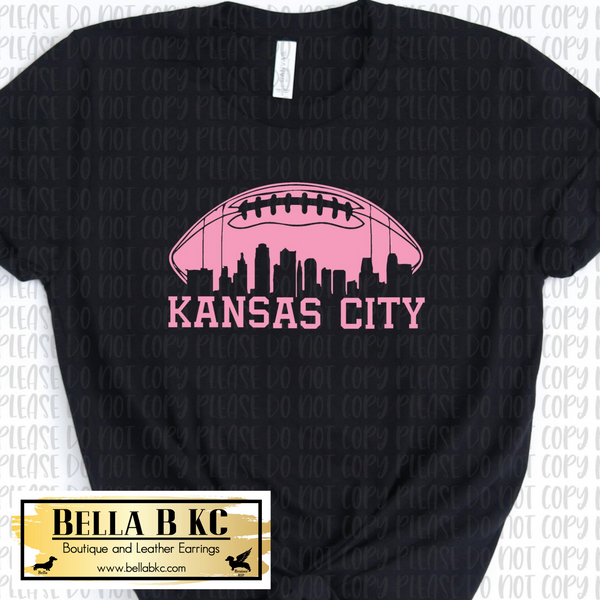 Pink Kansas City Skyline Tee or Sweatshirt