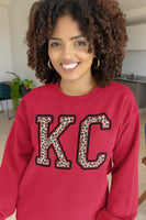 Kansas City KC Neutral Leopard Tee or Sweatshirt