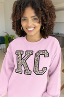 Kansas City KC Neutral Leopard Tee or Sweatshirt