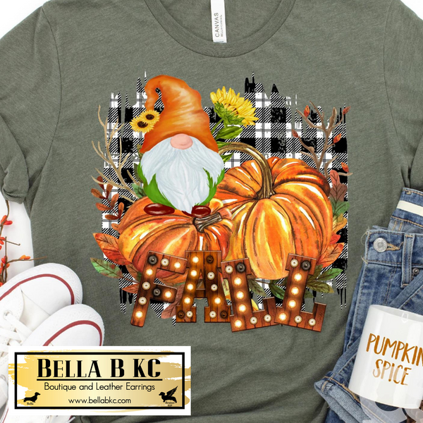 Fall - Fall Gnome on Tshirt