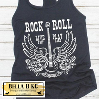 Rock and Roll Live Fast Play Hard *Tee*