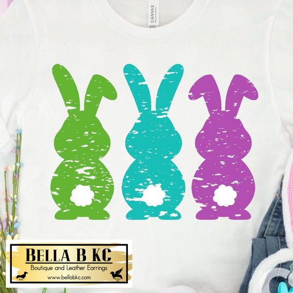 Easter - Colorful Bunnies Tee